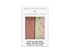 Exfoliating Bar Soap Combo Set By Olivia Care Rose Himalayan Salt Lavender