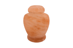 Carpel Himalayan Rock Salt Biodegradable Urn for Ashes Eco Urn for Sea or Earth Burial
