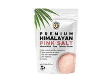 Earth Circle Organics Premium Himalayan Pink Fine Grain Salt No Anti Caking Agents