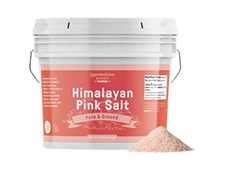 Himalayan Pink Salt By Unpretentious Baker 1 Gallon Pure Ground Salt