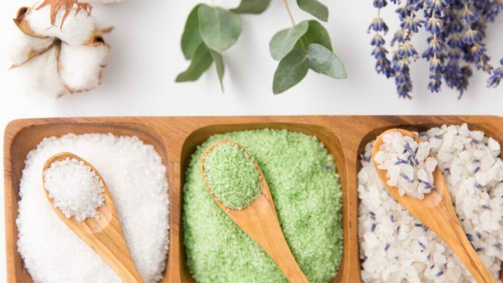 Himalayan salt scrub