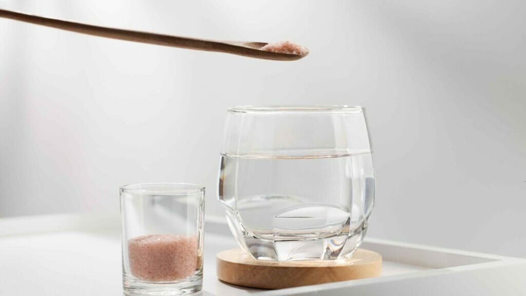 Pink Himalayan Salt Water