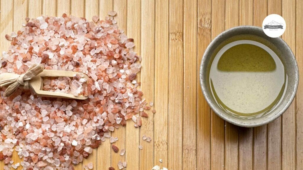 Himalayan Salt and Olive Oil