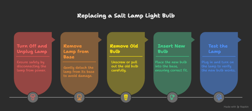 salt lamp light replacement