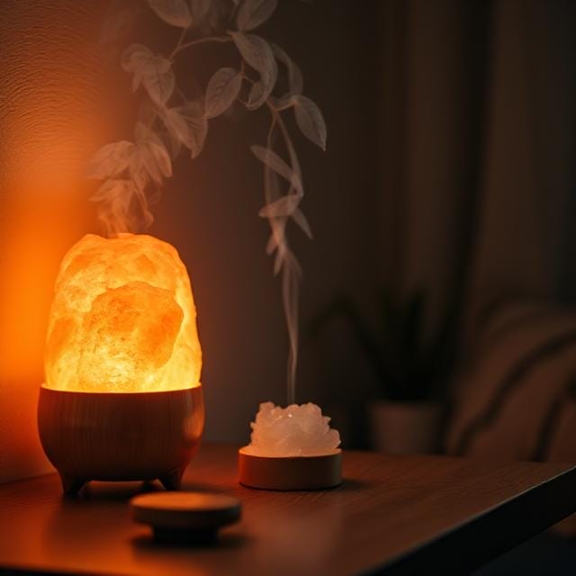 Diffuser Salt Lamp